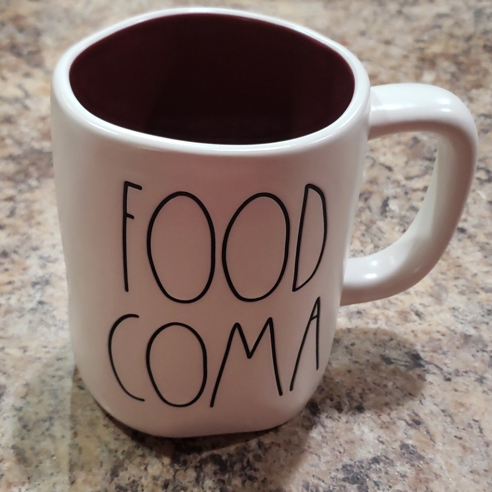 NEW Rae Dunn FOOD COMA Coffee Cup